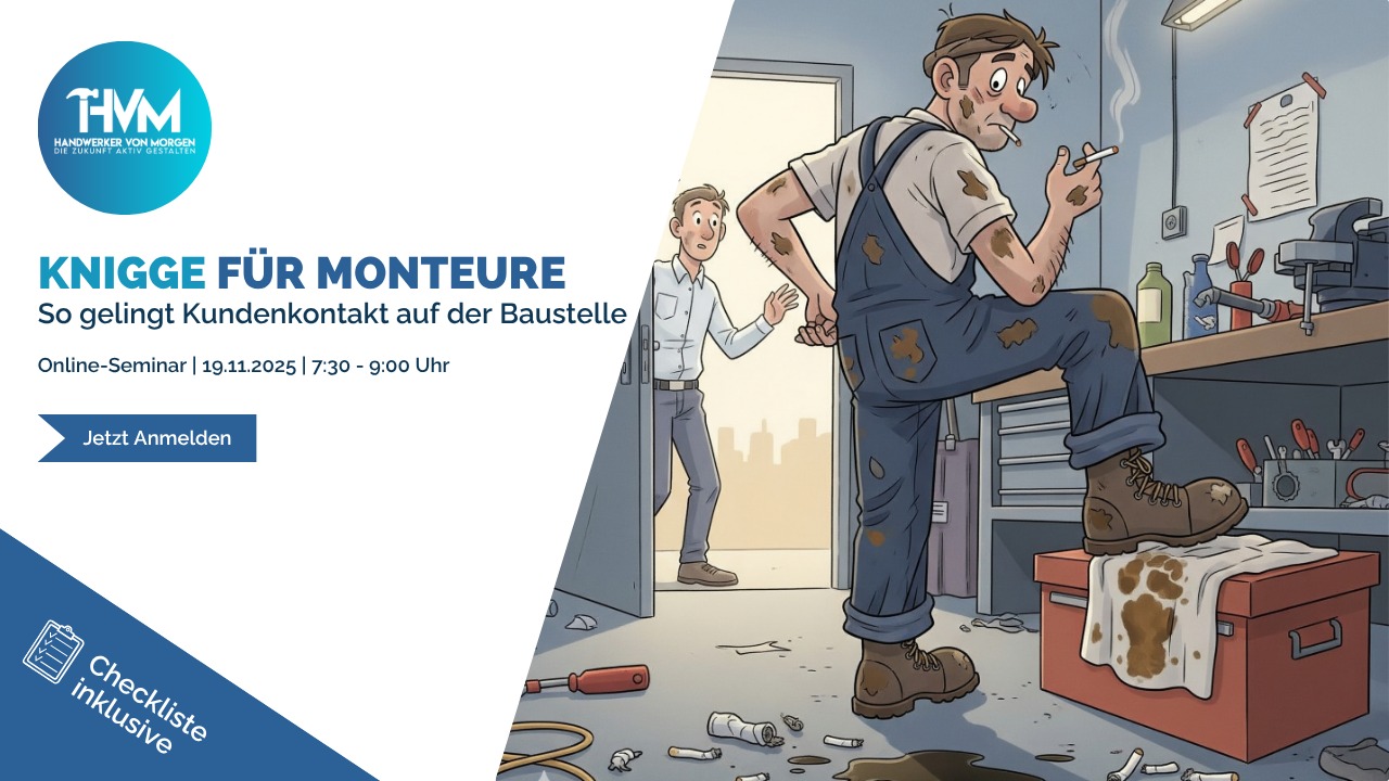 Monteur Knigge Illustration